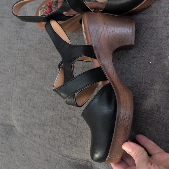 BOC platform slingback mary Jane mules worn once size 8 - Picture 2 of 8